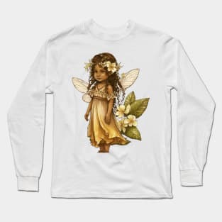 Plumeria Flower Fairy Girl Cute Hawaii Cicely Mary Barker Long Sleeve T-Shirt